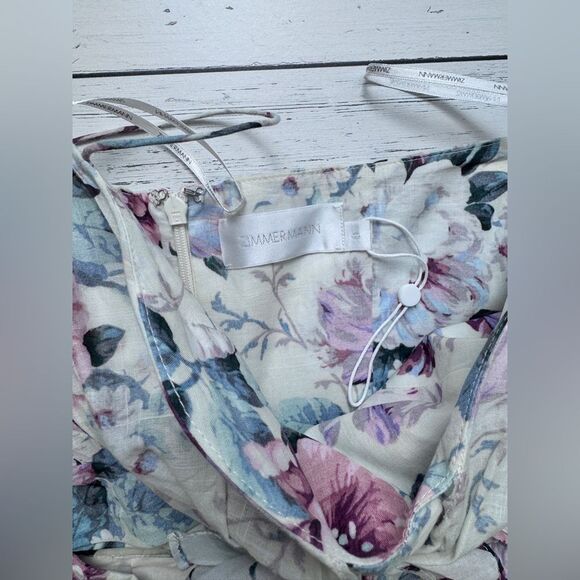 ZIMMERMANN - Jasper Floral Tie Dress - Picture 5 of 8